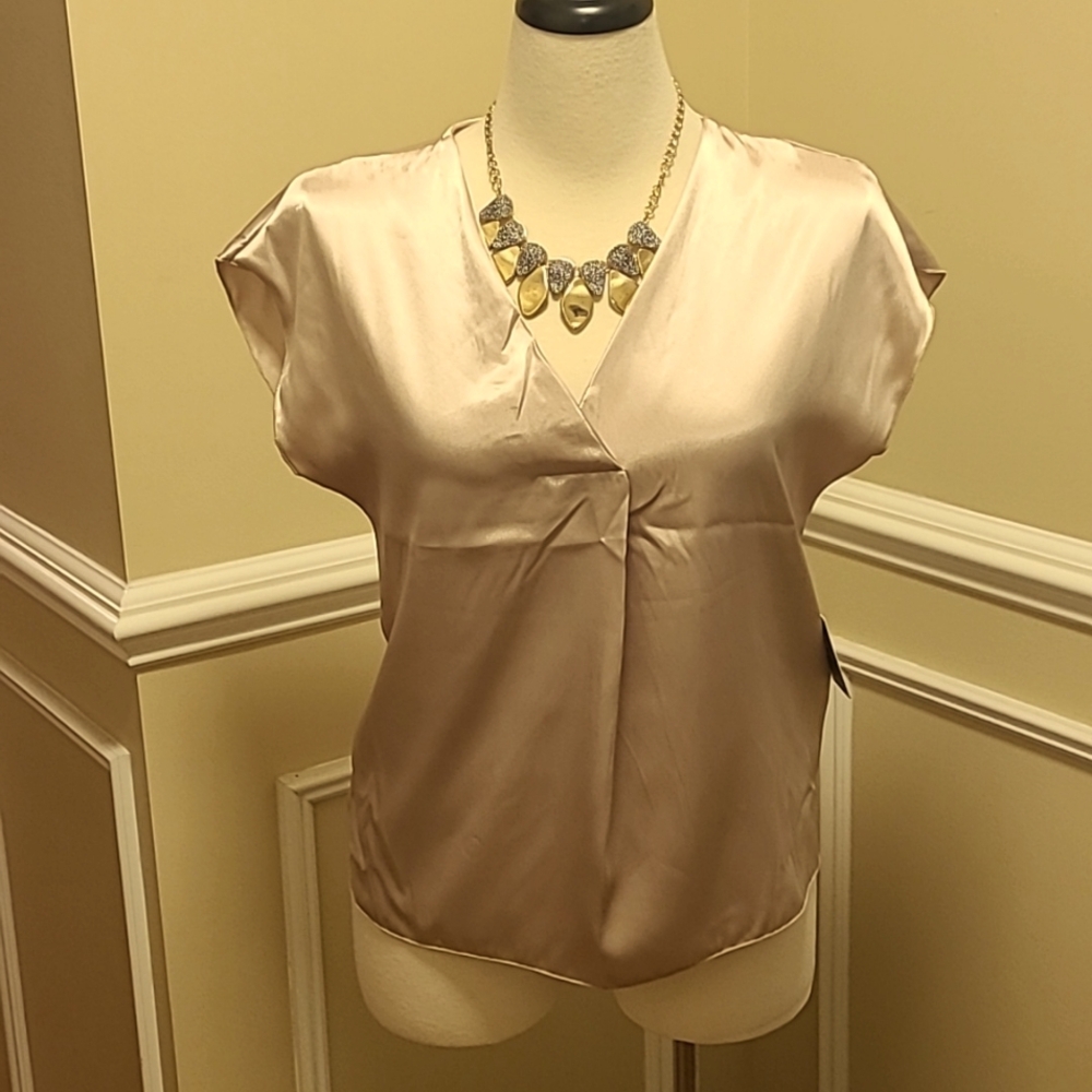 NWT Express Champaign sleeveless blouse